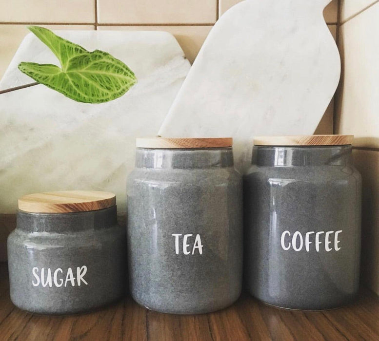 Custom Coffee, Tea & Sugar Labels (3 pack) - Little Label Co - Labels & Tags - 30%, Coffee Tea Sugar