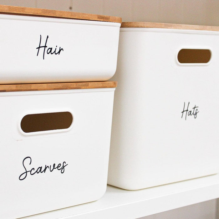 Shop Custom Fridge and Medium Storage Tub Labels | Little Label Co ...