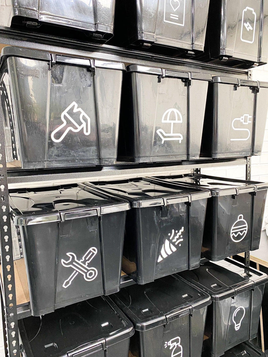 Garage Storage Picture Labels - Little Label Co