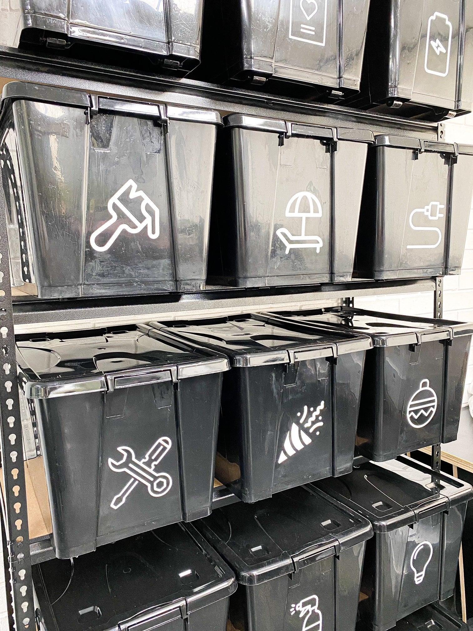 Garage Storage Picture Labels – Little Label Co
