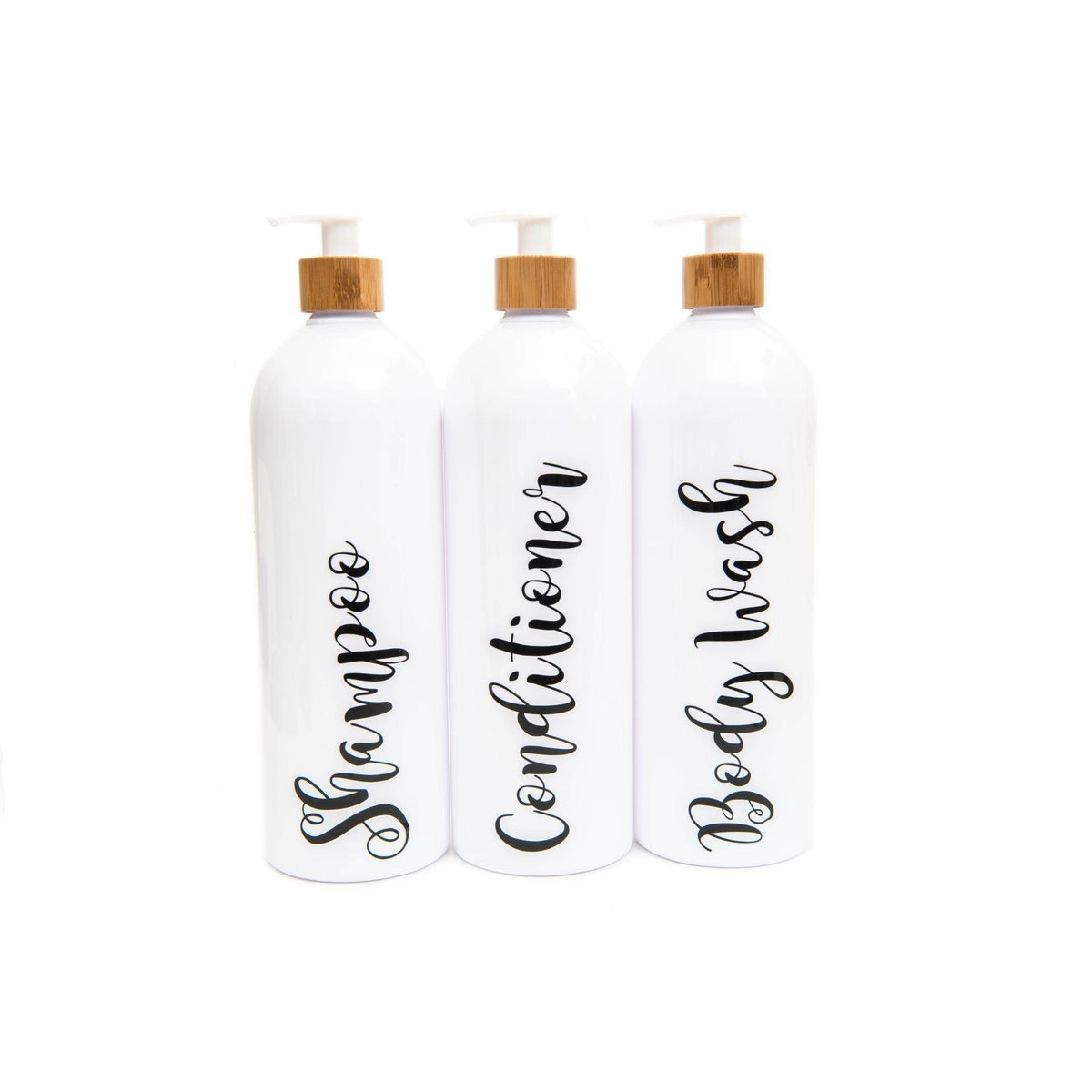 Custom Labels for 1L Bathroom Bottles for Shampoo and Conditioner