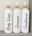 Custom Labels for 1L Bathroom Bottles - Little Label Co