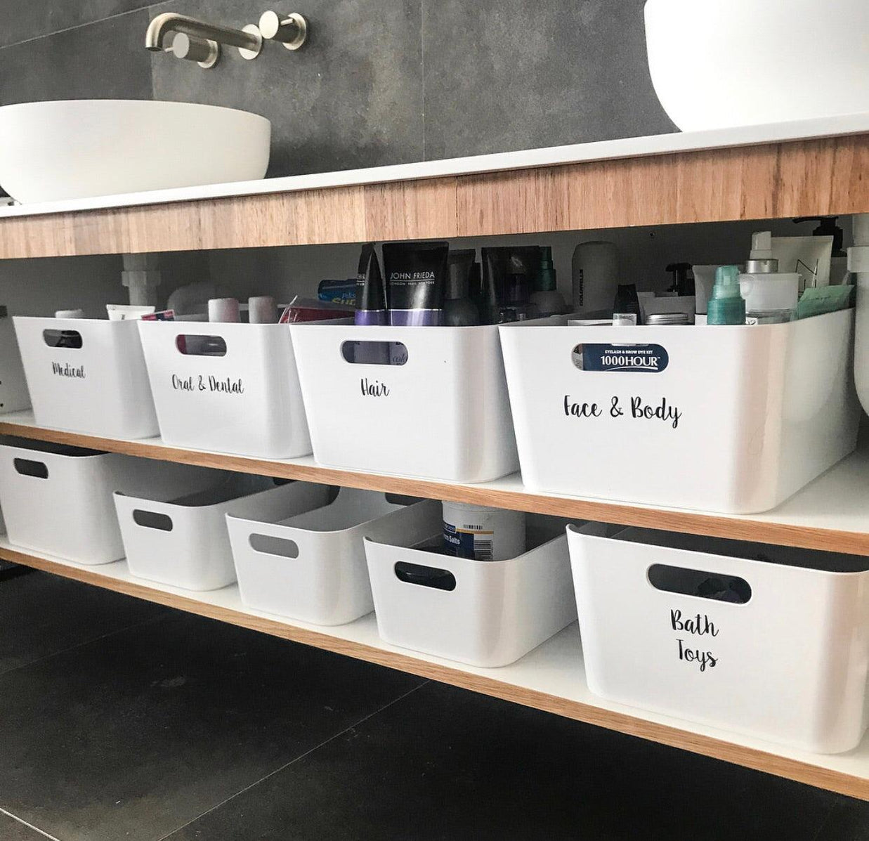 Custom Made Vinyl Labels for your Laundry, Linen and Bathroom – Little ...