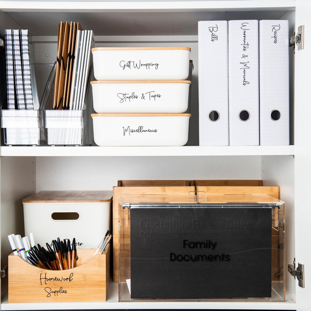 Custom Office and Stationery Labels To Organise Your Space | Little ...