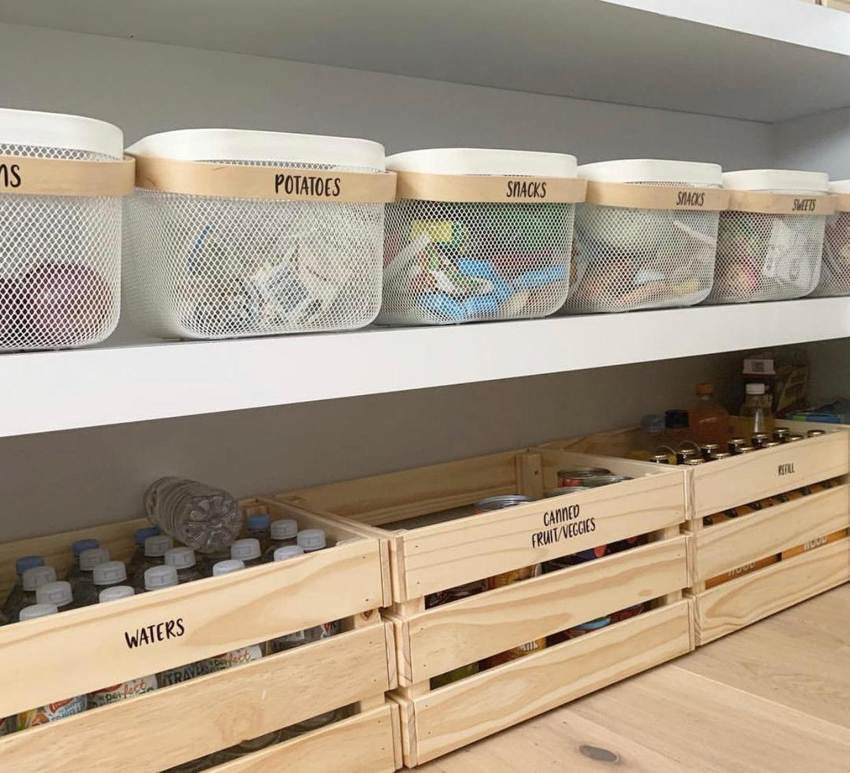 Custom Made Vinyl Pantry and Kitchen Labels — Little Label Co