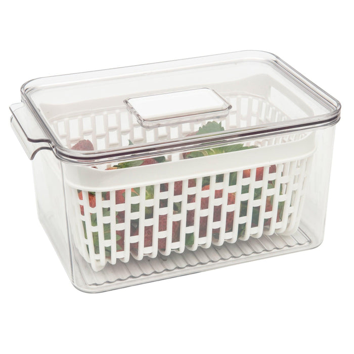 Fridge Storage Container with Basket Pack