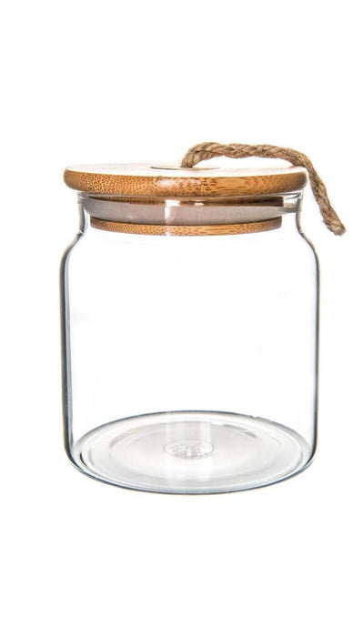 4L Glass Jar with Bamboo and Twine Lid For Your Pantry or Laundry, Laundry  and Kitchen Organisation