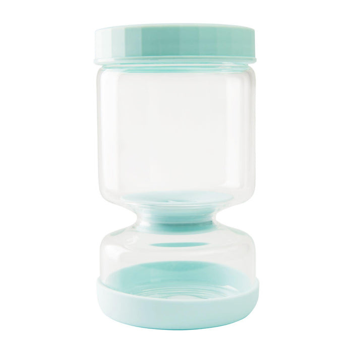 Free Gift: Blue Glass Pickle Jar