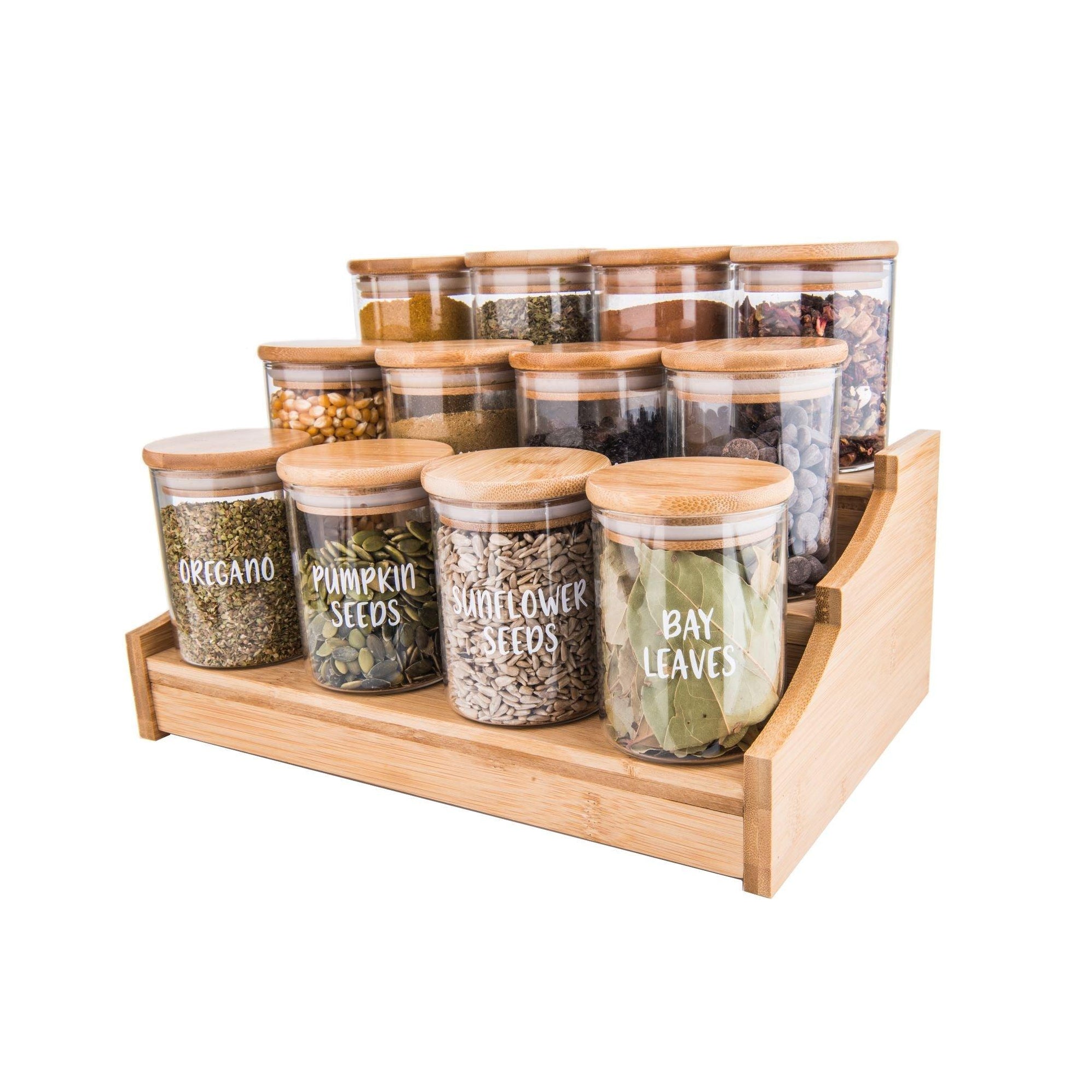 200ml Herb & Spice Large Jars For Your Pantry And Kitchen Organisation