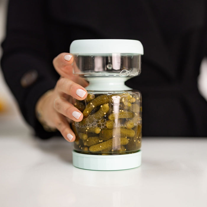 Glass Pickle Jar
