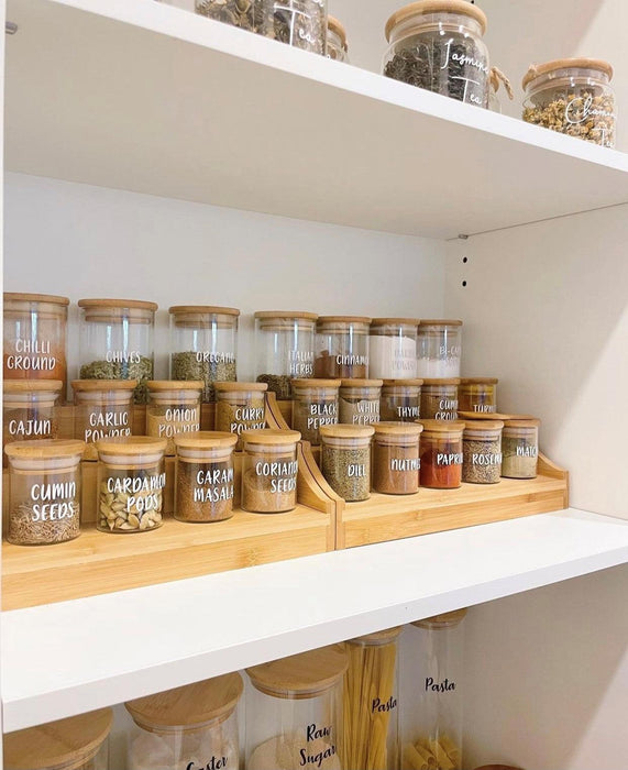 Glass Jar Spice Jars Kmart Spice Storage Kmart (Spice Jar Labels