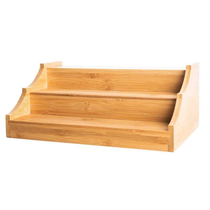Bamboo Shelf with Herb & Spice Jars Large, 12 X 200