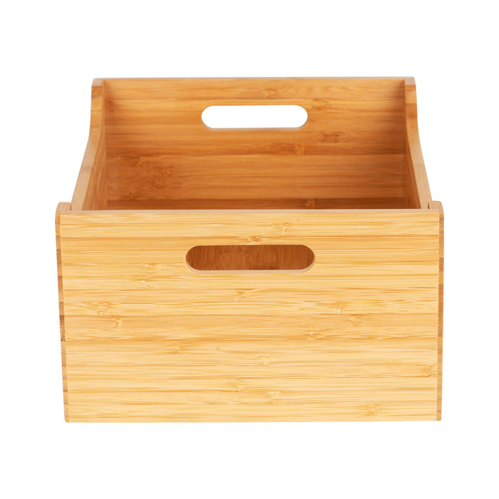 Large Bamboo Storage Tub - Little Label Co - Kitchen Organizers - 30%, Bamboo Storage Solutions, Catchoftheday, mw_grouped_product, Storage Containers