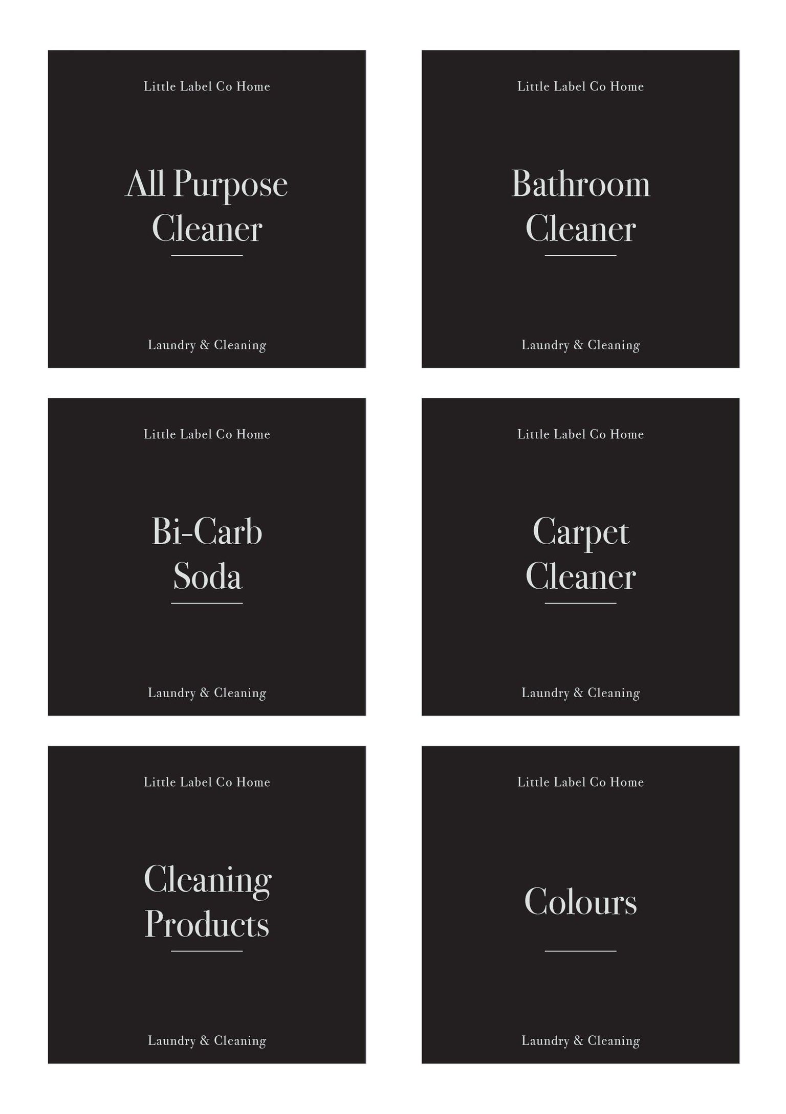 Peal and Stick our Pre-Printed Sticker Labels for all Spaces at Home ...