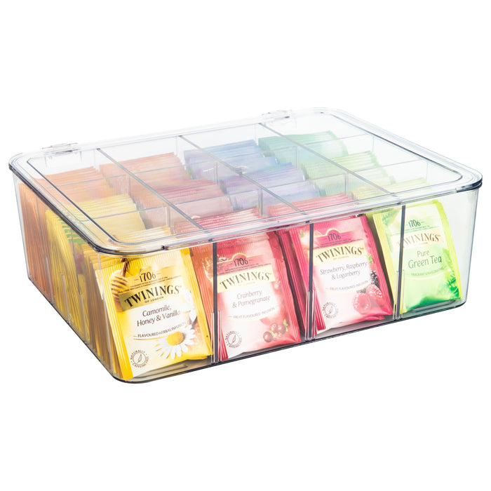 Multi-use Storage Box with Removable Dividers - Little Label Co - Kitchen Organizers - 30%, Catchoftheday, tea storage