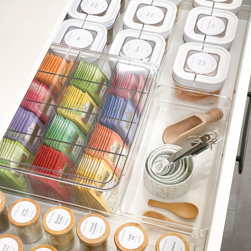 Multi–Use Storage Box with Dividers – Little Label Co