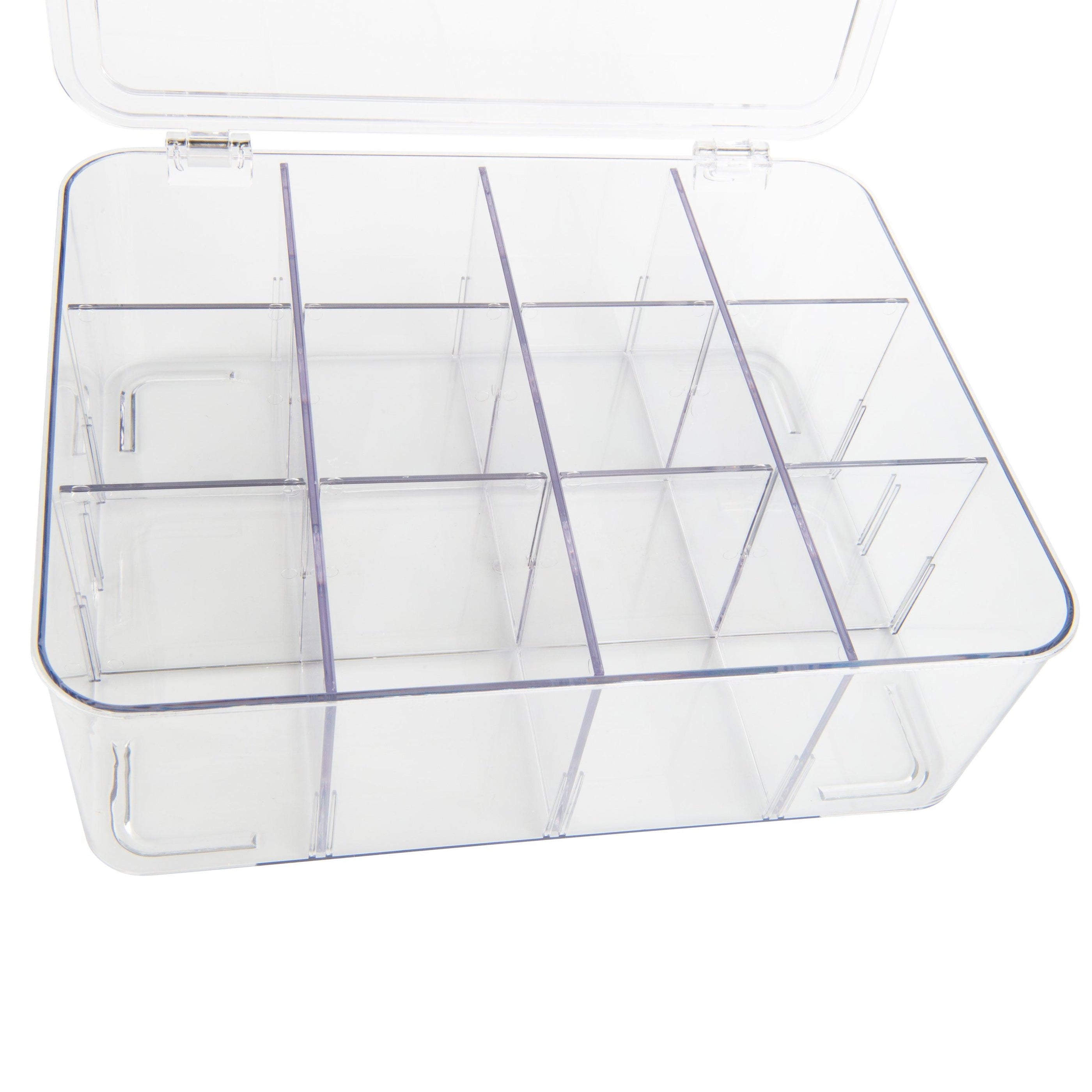 Multi Divider Container Box Multi–Use Storage Box with Dividers – Little Label Co