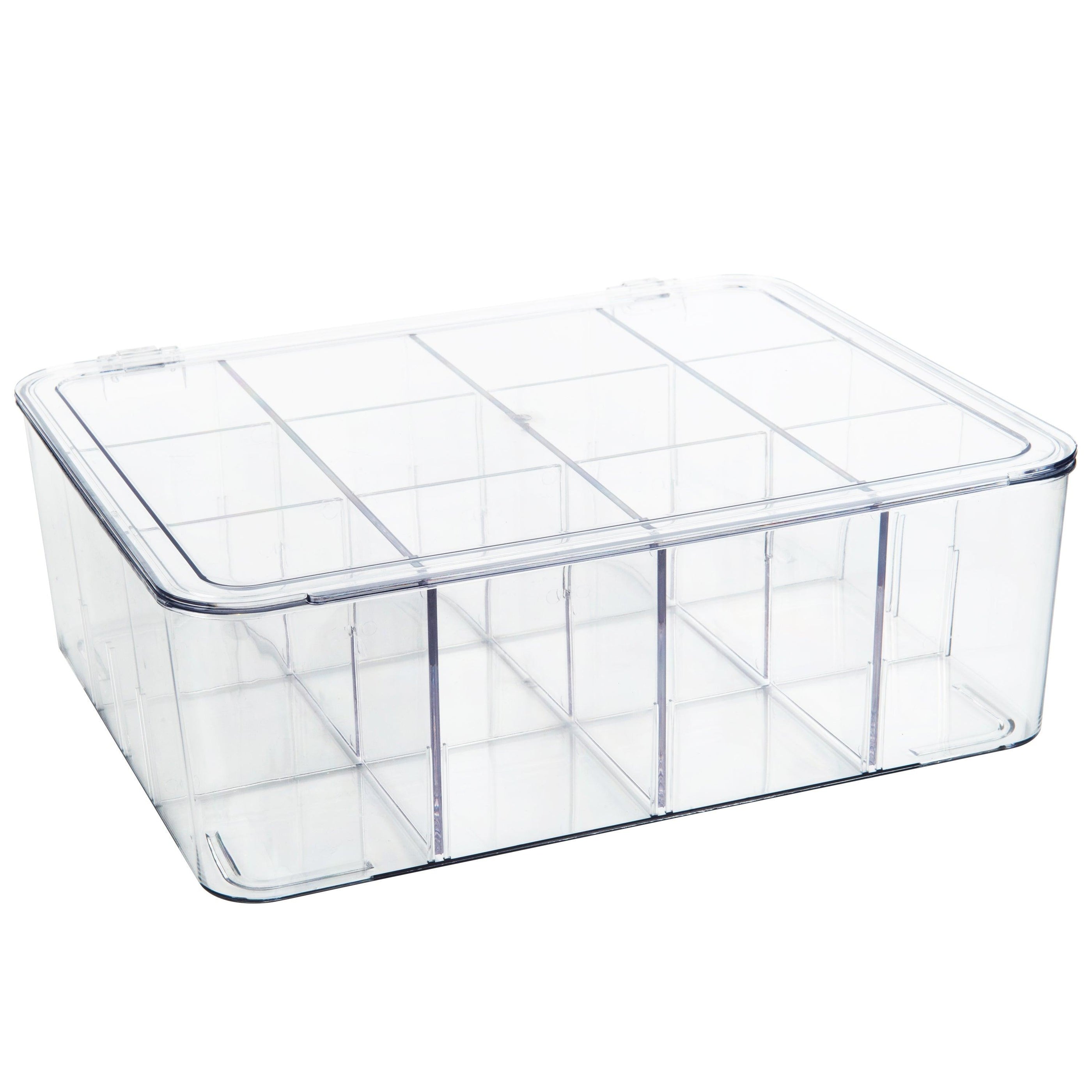 Multi-use Storage Box with Removable Dividers - Little Label Co