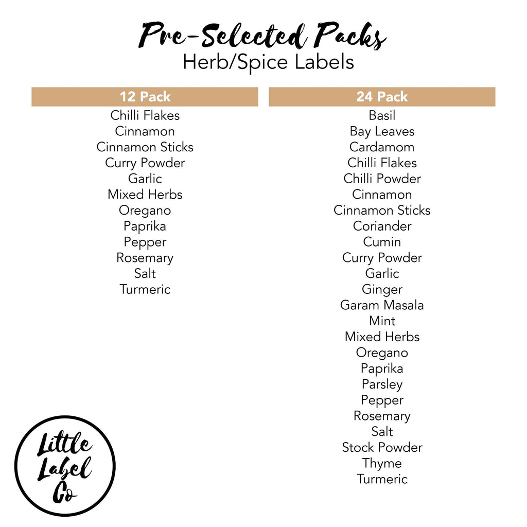 Organise Your Pantry with Little Label Co.'s Stylish Pantry Labels