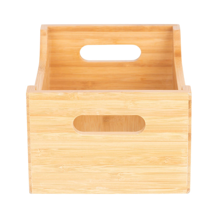 Small Bamboo Storage Tub - Little Label Co - Storage & Organization - 60%, Accessories and Parts, Bamboo Storage Solutions, Storage Containers
