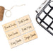 Swing Acrylic and Bamboo Tags (with custom labels) - Little Label Co - Labels & Tags - 30%, Acrylic Tags