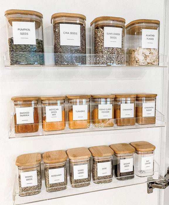 Wall Mounted Acrylic Shelf Little Label Co - Main Image