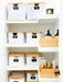 White Fabric Bamboo Linen Storage Basket - Large - Little Label Co - Laundry Baskets - 20%, Catchoftheday, warehouse