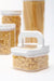 White Flip Canister Value Pack x 4 - Little Label Co - Food Storage Containers - 20%, Catchoftheday, LLC Flip Canister