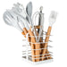 Wire & Bamboo Utensil Holder - Little Label Co - Kitchen Utensil Holders & Racks - 20%