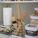 Wire & Bamboo Utensil Holder - Little Label Co - Kitchen Utensil Holders & Racks - 20%